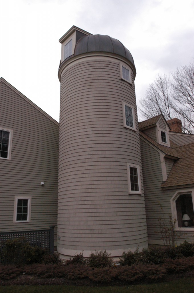 Completed Exterior with Shingles & Copper Roof